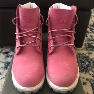 Pink Timberlands